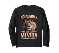 Salmos 12:14 - Que Dieu me prenne Soin de Christian Lion Manche Longue