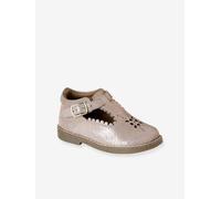 Salomé bébé cuir rose poudré 19