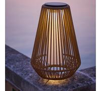Salomea - Lanterne Solaire - Rotin - Beige