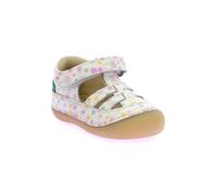 Kickers Sushyk Lt, Salomés Fille, Blanc Imprime Festi Ete, 26