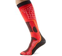 Salomon, 1 Paire de Chaussettes Hautes, Unisexes, X PRO, Polyamide/Polypropylène, Taille M (39-41), Rouge (Valiant Poppy/Cherry Tomato), LC1250200