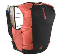 Salomon Active Skin 12 Veste d'hydratation de running noir/corail - Taille M