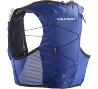 Salomon Active Skin 4 Gilet d'hydratation Trail running Randonnée Vélo unisexe avec flasques d'hydratation incluses, Fit précis, Facilité d’accès, Rangement optimisé, Bleu, M