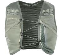 Salomon Active Skin 4 No Flasks Gilet d'hydratation Trail Running Randonnée Vélo Unisexe, Compatible avec gourdes Souples (Non incluses), Facilité d’hydratation, Fit précis, Rangement optimisé, Vert