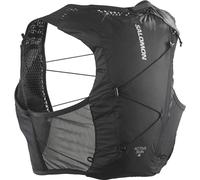 Salomon Active Skin 4 No Flasks, Poches Poitrine faciles à hydrater, Confort SensiFit de précision, Rangement sécurisé Compatible avec Le carquois personnalisé, Gilet Court pour Le Trail Running