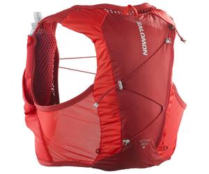 Salomon - Active Skin 4 Set Red Dahlia High Risk Red - S - Gilet Trail
