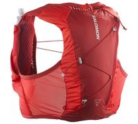Salomon - Active Skin 4 Set Red Dahlia High Risk Red - XS - Gilet Trail