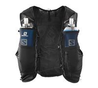 Salomon Adv Hydra Vest 4 Gilet d'hydratation Trail running Randonnée Vélo unisexe, Confort et stabilité, Accès rapide à l’hydratation, Simplicité, Noir, S