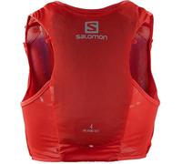 Salomon ADV Hydra Vest 4L - Gilet d'hydratation running 4 L avec 2 SoftFlask 500 ml Rouge M