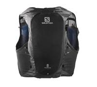 Salomon Adv Hydra Vest 8 Gilet d'hydratation Trail running Randonnée Vélo unisexe, Confort et stabilité, Accès rapide à l’hydratation, Simplicité, Noir, S