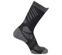 Chaussettes Salomon Aero Crew noir gris - L