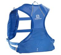 Salomon Agile 2 Gilet d'hydratation Trail running Randonnée Vélo unisexe, Capacités indispensables, Marquages réfléchissants, Le confort en pleine action, Bleu