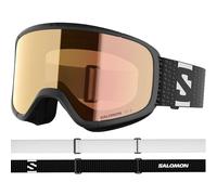 Salomon AKSIUM 2.0 PHOTO Masque, masque ski anti-buée unisexe pour trail running et aventures en montagne, Noir/Rouge
