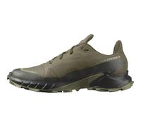 Salomon Alphacross 5 Gore-Tex Chaussures Imperméables de trail pour Homme, Accroche puissante, Imperméable et anti-intempéries, Confort longue durée, Olive Night, 43 ⅓