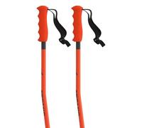 Salomon Atomic Redster GS JR Bâtons De Ski Enfant De 90 cm De Long, Rouges, Bâtons Fiables En Aluminium 4*, Tige Courbée, Poignée Ergonomique JR Sur Le Bâton