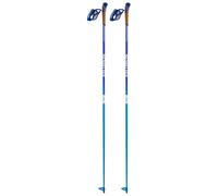Salomon - Bâtons de ski de fond - S/Lab Click Jr - Taille Enfant 135 cm - Bleu Bleu 135 cm