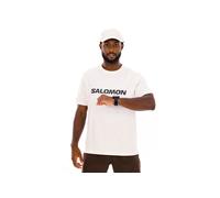 SALOMON Logo Ss Tee - Homme - Blanc - taille S- modèle 2026