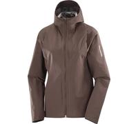 Salomon - Veste imperméable et coupe-vent - Bonatti Trail Jkt W Coffee Bean pour Femme - Taille XS - Marron Marron XS