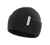 Salomon - Bonnet de freeride - Snowbird Beanie Deep Black en Laine - Noir Noir