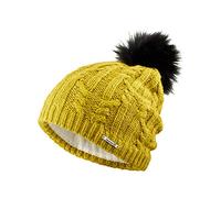 Salomon, Bonnet Unisexe pour Randonnée et Entraînements IVY BEANIE, Beige (Golden Palm), Taille Unique, LC1139300