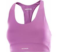 Salomon - Brassière légère stretch en polyester recyclé - Shakeout Core Bra W Iris Orchid pour Femme - Taille S - Violet Violet S