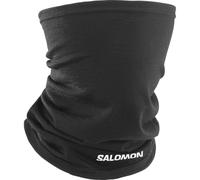 Salomon - Tour de cou en laine de mérinos - Merino Neck Gaiter Deep Black White en Laine - Noir Noir