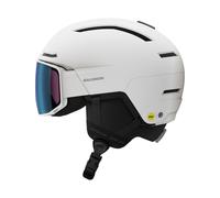 Salomon - Casque à visière Photochromique - Driver Pro Sigphoto Mips White - Taille 53-56 cm - Blanc Blanc 53-56 cm