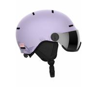 Salomon - Casque de ski/snowboard - Orka Visor Evening Haze/Flash Silver - Taille Enfant 49-53 cm - Violet Violet 49-53 cm