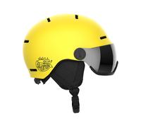 Salomon - Casque de ski/snowboard - Orka Visor Vibrant Yellow - Taille Enfant 56-59 cm - Jaune Jaune 56-59 cm