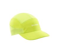 Salomon - Casquette à visière courbée respirante de trail - Sense Aero Cap Acid Lime - Taille L/XL - Jaune Jaune L/XL
