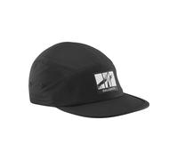 Salomon - Casquette à visière plate en coton - Wild Rays 5 Panel Cap Deep Black en Coton - Taille L/XL - Noir Noir L/XL