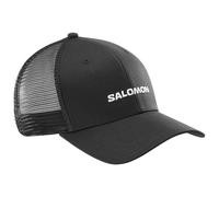 Salomon Casquette Logo Trucker – Noir – L/XL – Maille coton douce, confort respirant