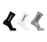 Salomon - Everyday Lite Crew 3-Pack - Chaussettes multifonctions - EU 36-38 - white / black / frost gray