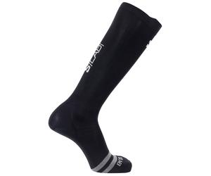 Salomon - Chaussettes légères - Socks S/Lab Ultra Knee Black Vanilla Ice en Silicone - Taille L - Noir Noir L
