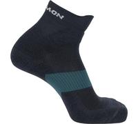 Salomon Chaussettes X Ultra Quarter, Carbone/Stargazer/bleu perle, Large