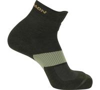 Chaussettes Salomon X Ultra Quarter vert foncé - L
