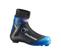 Salomon - Chaussure de ski nordique skating - S/Lab Skate Boa Black/Race Blue X - Taille 40 2/3 - Noir Noir 40 2/3