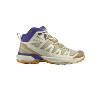 Salomon - Chaussures de randonnée Gore-Tex - X Ultra 360 Edge Mid Gtx Bleached Sand/Kelp/Spectrum Blue pour Homme en Cuir - Taille 8,5 UK - Beige Beige 8.5 UK