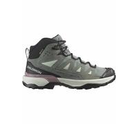 Salomon - Chaussures de randonnée en GORE-TEX - X Ultra 360 Ltr Mid GTX W Green Medium/Sedona Sage pour Femme en Cuir - Taille 5 UK - Gris Gris 5 UK