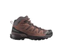 Salomon - Chaussures de randonnée en GORE-TEX - X Ultra 360 LTR Mid GTX W Peppercorn/Cognac/Hot Coral pour Femme en Cuir - Taille 6,5 UK - Marron Marron 6,5 UK
