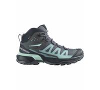 Salomon - Chaussures de randonnée en GORE-TEX - X Ultra 360 Mid GTX W Turbulence / Carbon / Tourmaline pour Femme - Taille 7 UK - Gris Gris 7 UK