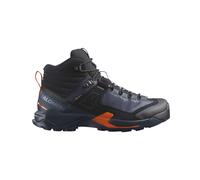 Salomon - Chaussures de randonnée en GORE-TEX - X Ultra Alpine Mid GTX Blue Nights/Black/Red Orange pour Homme - Taille 8,5 UK - Marron Marron 8,5 UK
