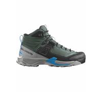 Salomon - Chaussures de randonnée en GORE-TEX - X Ultra Alpine Mid GTX M Urban Chic / Black / Transcend Blue pour Homme - Taille 8 UK - Gris Gris 8 UK