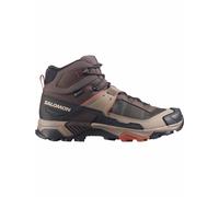 Salomon - Chaussures de randonnée journée en GORE-TEX - X Ultra 5 Mid GTX Blkcof/Walnut/A pour Homme - Taille 8,5 UK - Marron Marron 8,5 UK