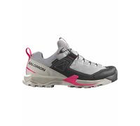 Salomon - Chaussures de randonnée journée en GORE-TEX - X Ultra Alpine GTX W Aloe / Nine Iron / Red pour Femme - Taille 5,5 UK - Gris Gris 5,5 UK