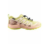 Salomon - Chaussures de randonnée journée - XA Pro V8 WP J Endive/Burro/Almond - Taille Enfant 36 - Jaune Jaune 36