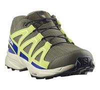 Salomon Chaussures Speedcross ClimaSalomon Waterproof vert kaki bleu jaune enfant 36
