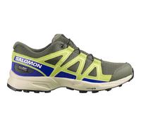 Salomon Chaussures Speedcross ClimaSalomon Waterproof Enfant Vert Kaki Bleu Jaune Taille 33