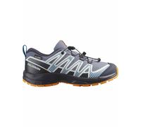 Salomon - Chaussures de randonnée - Xa Pro V8 WP J Grayness/Dark Blue - Taille Enfant 32 - Bleu Bleu 32