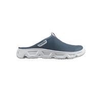 Salomon Reelax Slide 6.0 Mules de récupération pour Homme, Foulée amortie, Confort instantané et longue durée, Style polyvalent, Blue Ashes, 42 EU
